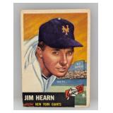 1953 Topps #38 Jim Hearn Giants Corners/Edges