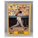 63.1987 Barry Bonds Topps RC #320