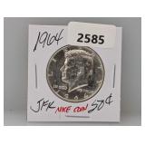 1964 90% Silv JFK Half $1 Dollar