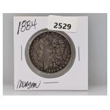 1884 90% Silv Morgan $1 Dollar