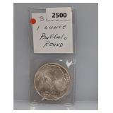 1oz .999 Silv Buffalo Round