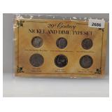 20h Century Nickel & Dime Typeset