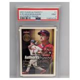 2001 Fleer Authority Albert Pujols RC /1750 PSA 9
