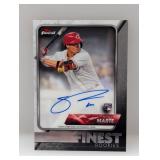 2024 Noelvi Marte Topps Finest Rookies Auto RC