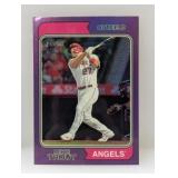2023 Mike Trout Topps Heritage Chrome Purple Ref