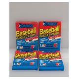 (4) 1989 Donruss Baseball Packs