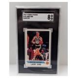 1990-91 Stickers Hand Cut #135 Larry Bird SGC 8