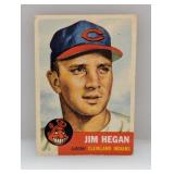 1953 Topps #80 Jim Hegan Indians Corners/Edges