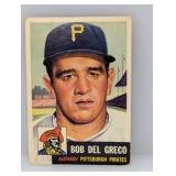 1953 Topps #48 Bob Del Greco Pirates Corners/Edges