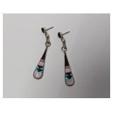 .925 Sterl Southwestern Handcrafted Inlay