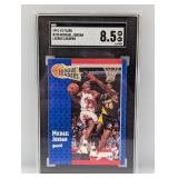1991-92 Fleer League Leaders #220 Jordan SGC 8.5