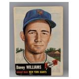 1953 Topps Davey Williams Corners/Edges/Surface