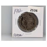1902 90% Silver Morgan $1 Dollar