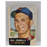 1953 Topps 126 Bill Connelly Corners/Edges/Creases