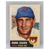 1953 Topps #111 Hank Sauer Cubs Corners/Edges