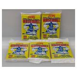 (5) 1990 Score Baseballï¿½Packs