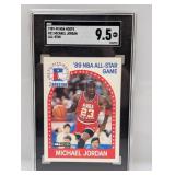 1989-90 NBA Hoops All-Star Michael Jordan SGC 9.5