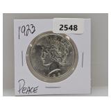 1923 90% Silv Peace $1 Dollar