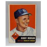 1953 Topps #85 Bobby Morgan Dodgers Corners/Edges