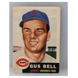 1953 Topps Gus Bell Reds Crease/MK/Corners/Edges