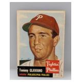 1953 Topps Tommy Glaviano Phillies Corners/Edges