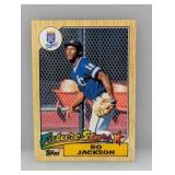 1987 Topps #170 Bo Jackson RC Stains