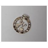 .925 Sterl Guardian Angel Pendant