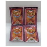 (4) 91-92 UD Basketball Inaugural Edition Packs