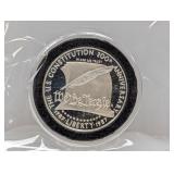 1987-S 90% Silv Constitution Comm $1 Dollar