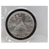 1992 90% Silv USA Baseball Comm $1 Dollar