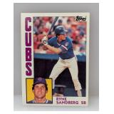 1984 Topps Ryne Sandberg #596 Surface/Edges