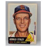 1953 Topps Gerald Staley Cardinals Corners/Edges