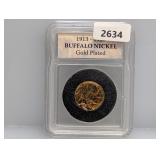 1936-S Gold Plated Buffalo Nickel