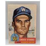 1953 Topps #89 Chuck Stobbs Corners/Edges/Stain