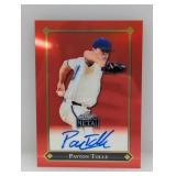 2025 Leaf Medal Payton Tolle AUTO #11/15