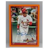 20/25 2020 Topps 75 Jim Edmonds Auto Orange 91A-JE