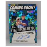 2005 Leaf Vivid Trey Yesavage AUTO # 9/10