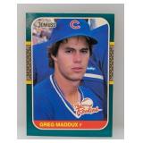 1987 Donruss Greg Maddux RC #52