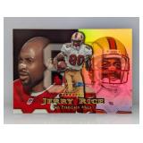 1999 Flair Showcase Jerry Rice Print Line