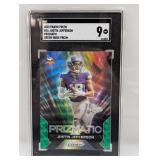 2023 Green Wave Prizmatic Justin Jefferson SGC 9