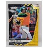 2/3 2025 Prizm Reggie Jackson Yellow Shimmer Prizm