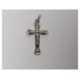 .925 Chapel Sterl Cross Pendant