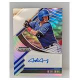 2020 Josh Jung Prizm Draft Picks Auto Silver Prizm