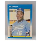 1987 Fleer Bo Jackson RC #369 Edges