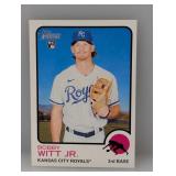 2022 Topps Heritage Bobby Witt Jr RC 520