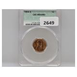 CAC 1955-S MS64RD Wheat Cent