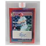 2025 Donruss Thomas Saggese AUTO #10/49