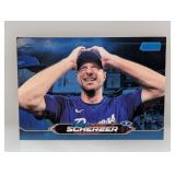 2024 Max Scherzer Stadium Club Blue Foil/50 Corner
