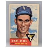 1953 Topps Tommy Byrne Corners/Edges/Creases