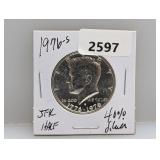 1976-S 40% Silv JFK Half $1 Dollar